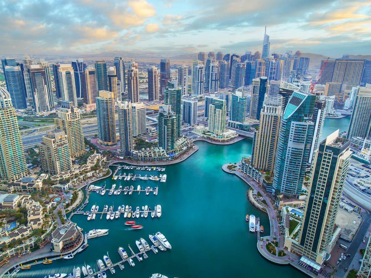 Cosmos Living Modern Studio Near Dubai Marina Exteriör bild