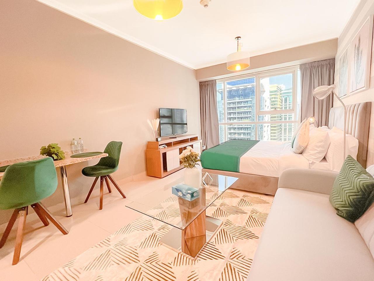 Cosmos Living Modern Studio Near Dubai Marina Exteriör bild