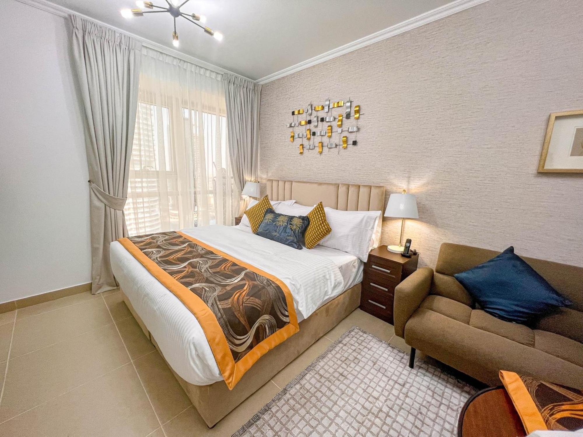 Cosmos Living Modern Studio Near Dubai Marina Exteriör bild