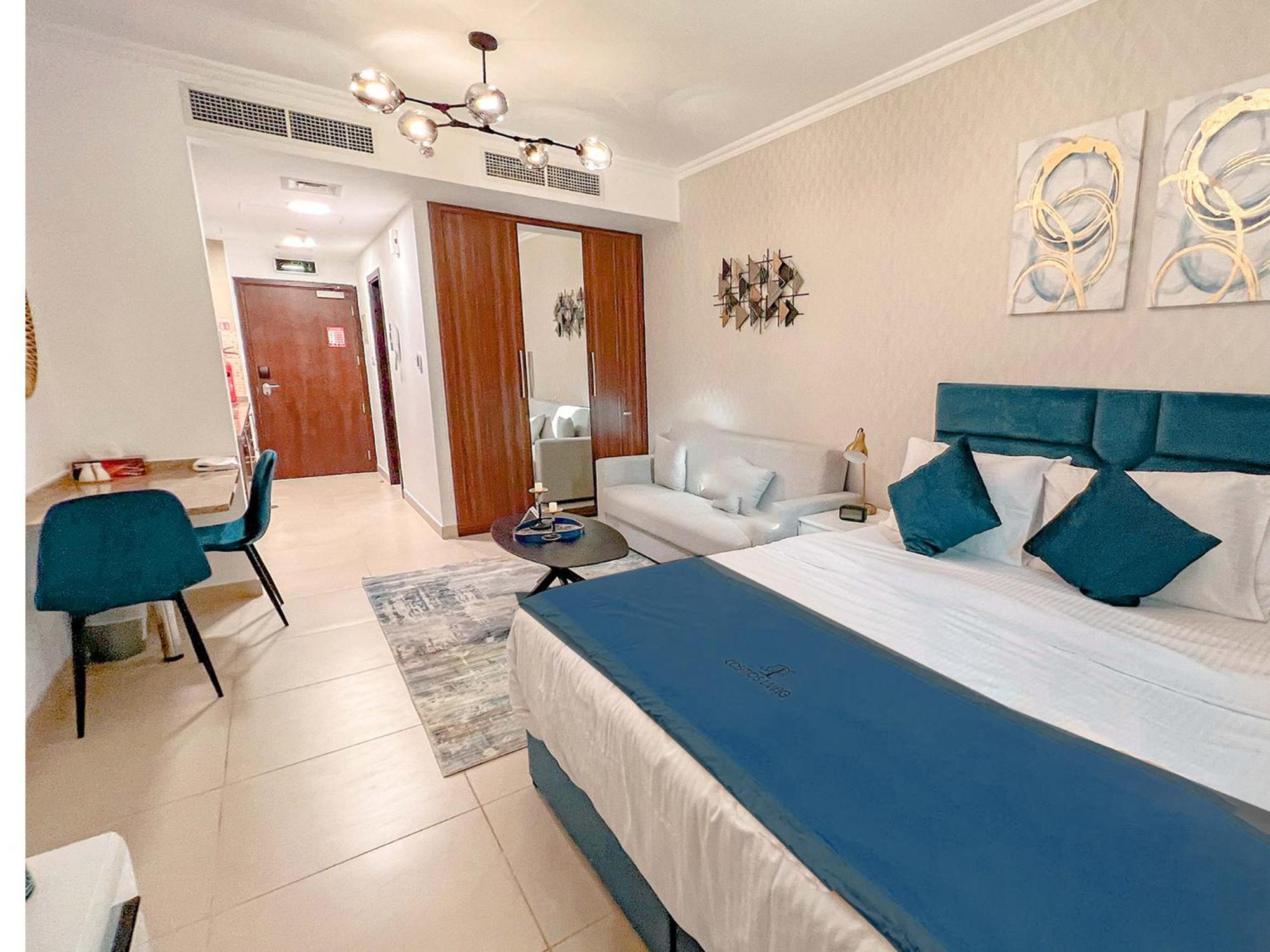 Cosmos Living Modern Studio Near Dubai Marina Exteriör bild